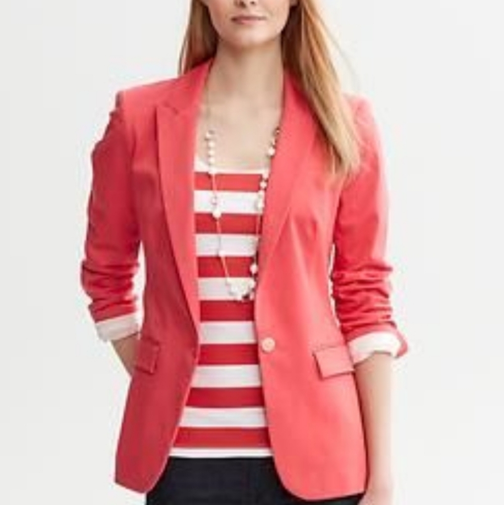 Banana Republic Coral Blazer